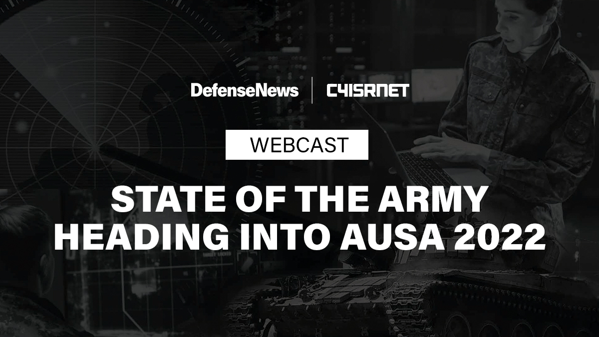 Defense News | State of the Army with McConville | Webcast | October 6 ...